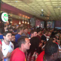 <p>The Westchester Outlaws, a group that gathers to support USA soccer, packs Beechmont Tavern in White Plains July 1. </p>