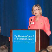 <p>Frontier Communications CEO Maggie Wilderotter delivered the keynote speech at The Business Council&#x27;s annual meeting.</p>