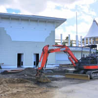 <p>Westport&#x27;s new Levitt Pavilion is nearly finished with construction.</p>