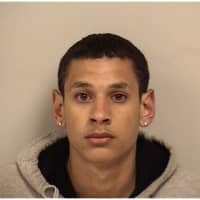 <p>Anthony Santiago, 20, of Bridgeport, was the second suspect arrested in the Wesport bank robbery. </p>