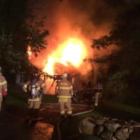 <p>It took Weston firefighters two hours to completely put out a fully involved fire in a two-story barn on Georgetown Road Thursday night. </p>