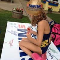 <p>Kiara Cekic, a Swim Across America swimmer.</p>