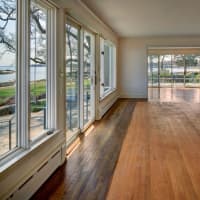 <p>A look from one of the rooms at 53 Contentment Island in Darien. </p>