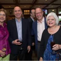 <p>From left, Music Conservatory of Westchester trustees Nancy Goodman of Larchmont and 
Thomas Cratty of Bronxville pose with their spouses Richard Goodman (right of Cratty) and 
Gayle Cratty</p>