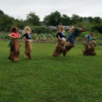 <p>Fun Day includes a sack race.</p>