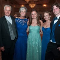 <p>Dr. Jo Hannafin with her husband and children Connor Brisson, John Brisson, Caitlin Brisson, Emily Salvatera and Andrew Brisson,</p>