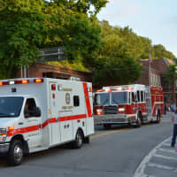 <p>Fire department vehicles in the Mount Kisco parade.</p>