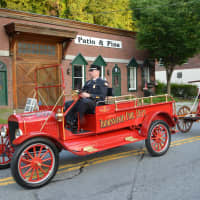 <p>An antique Thornwood firetruck in Mount Kisco&#x27;s parade.</p>