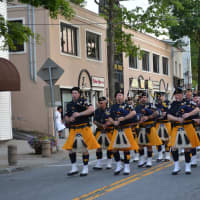 <p>Bagpipers in Mount Kisco&#x27;s parade.</p>