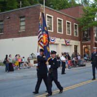 <p>Yorktown Heights firefighters in Mount Kisco&#x27;s parade.</p>