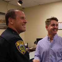 <p>Tyler Caruso of Stratford plans to study business at Southern Connecticut State University received a $500 scholarship from the Fairfield Police Union.</p>