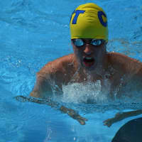 <p>Chappaqua Swim &amp; Tennis swimmer pushes through a race.</p>