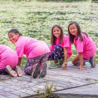 <p>Boys &amp; Girls Club of Northern Westchester SMART Girls program participants enjoy the pond at Westmoreland Sanctuary in Mount Kisco.</p>