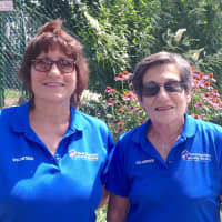 <p>Carol Marinaccio, left, of Harrison and Dianne Heim of New Rochelle, are volunteers.</p>