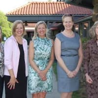 <p>Past and present winners of Women of FIRE awards from Berkshire Hathaway HomeServices New England Properties. See story for IDs. </p>