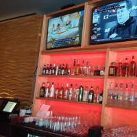 <p>Sushi Thai&#x27;s bar and large screen television center.</p>