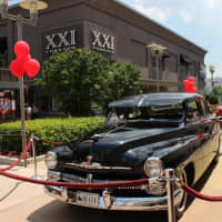 <p>Classic cars from the 1950s were on display during the celebration at Cross County Shopping Center in Yonkers. </p>