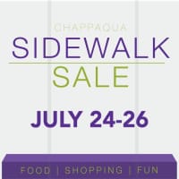 <p>Chappaqua&#x27;s annual sidewalk sale will be held Thursday, July 24 through Saturday, July 26. </p>