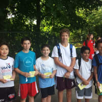 <p>The Pound Ridge boys divers ages 10-13 placed at the Westchester Country Diving Championships.</p>