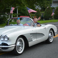 <p>A vintage car in the Brewster parade.</p>