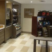 <p>The Cork and Kale Market at EVEN Hotel in Norwalk, where guests can find healthy snacks and meals.</p>