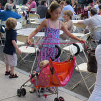 <p>Children of all ages took to the streets of Bronxville to dance.</p>