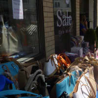 <p>Residents shop the sales at the annual Rye Sidewalk Sales. </p>