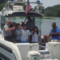 <p>The Darien Police Department&#x27;s Marine Unit takes kids out for the day.</p>