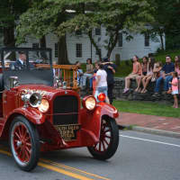 <p>A vintage South Salem firetruck in the Bedford Fire Department&#x27;s parade.</p>