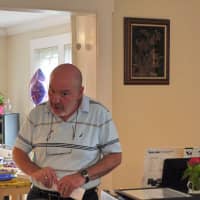 <p>Stamford resident Michael McNulty speaks about his experiences with his disabled child. </p>