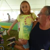 <p>Devonia Odum enjoys herself at the Putnam County 4-H Fair. </p>