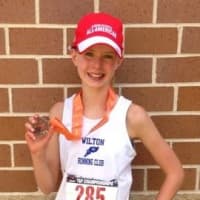<p>Angela Saidman of Wilton Running Club finished 7th Sunday in the 1,500 at the Junior Olympics in Texas. </p>