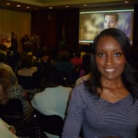 <p>Chanelle Hyde attends the Bridges to Success minority and small business seminar at the White Plains Library Tuesday. </p>