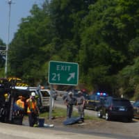 <p>Exit 21 on I-95 remains closed Thursday afternoon. </p>