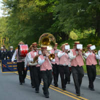 <p>The South Salem Fire Department parade included musical units.</p>
