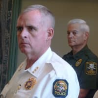 <p>Greenwich Police Chief James Heavey talks during a press conference Thursday about the boating-related death of 16-year-old Emily Fedorko on Wednesday.</p>