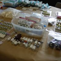 <p>Fairfield police seized a large amount of steroids, human growth hormone, drug paraphernalia, capsule presses, cash and firearms from the homes of two suspected leaders of the distribution ring in Fairfield County.</p>