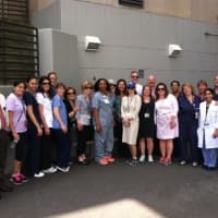 <p>White Plains Hospital employees participated in summer wellness initiatives including its Step It Up Challenge and Stepping With Susan.</p>