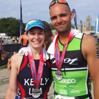 <p>Stamford&#x27;s Megan Kelly, left, and Norwalk&#x27;s Nick Logan qualified to represent the United States at the 2015 World Triathlon Championships in the Sprint Distance race.</p>