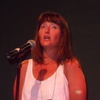 <p>Abby Tolan delivers her monologue.</p>