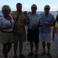 <p>Realtors gather for a picture at the clambake. </p>