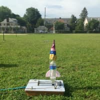 <p>The rocket is ready to be launched. </p>