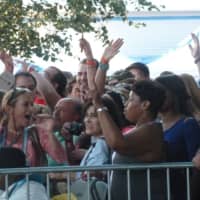 <p>The crowd at Alive@Five on Thursday in Stamford.</p>