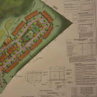 <p>A photo taken of the site plan for the Hidden Meadow proposal in Somers, which was discussed at a recent Somers Planning Board meeting.</p>