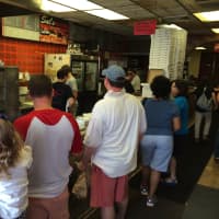 <p>Lines often go out the front door at Sal&#x27;s Pizza. </p>