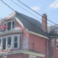 <p>The fire tore through the Mount Vernon home after reportedly starting in the kitchen.</p>
