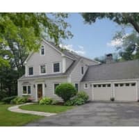 <p>The house at 6 Meadowbrook Road in Darien is open for viewing on Sunday.</p>