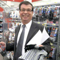 <p>Stephen Thomas was picking out select items for his kids in Mount Vernon last week.</p>