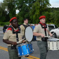 <p>Marchers in the Mahopac parade.</p>