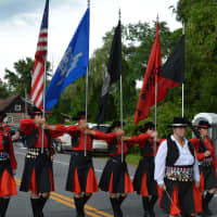 <p>Marchers in the Mahopac Volunteer Fire Department&#x27;s 100th Anniversary Dress Parade.</p>